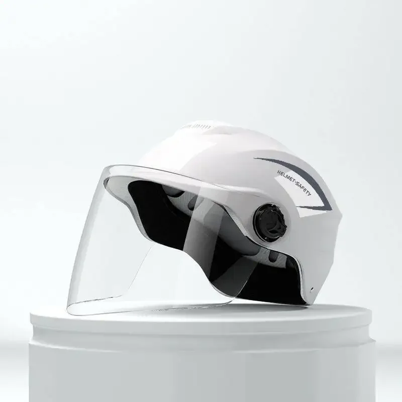 Дышащая Солнцезащитная шляпа мотоциклетный шлем на все сезоны с педалями защита