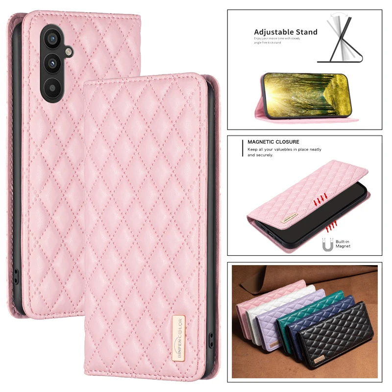 

Кожаный магнитный чехол-бумажник для телефона Samsung Galaxy A54 5G A 54 Funda для Samsung A54 5G A54case, приятный для кожи флип-чехол Capa