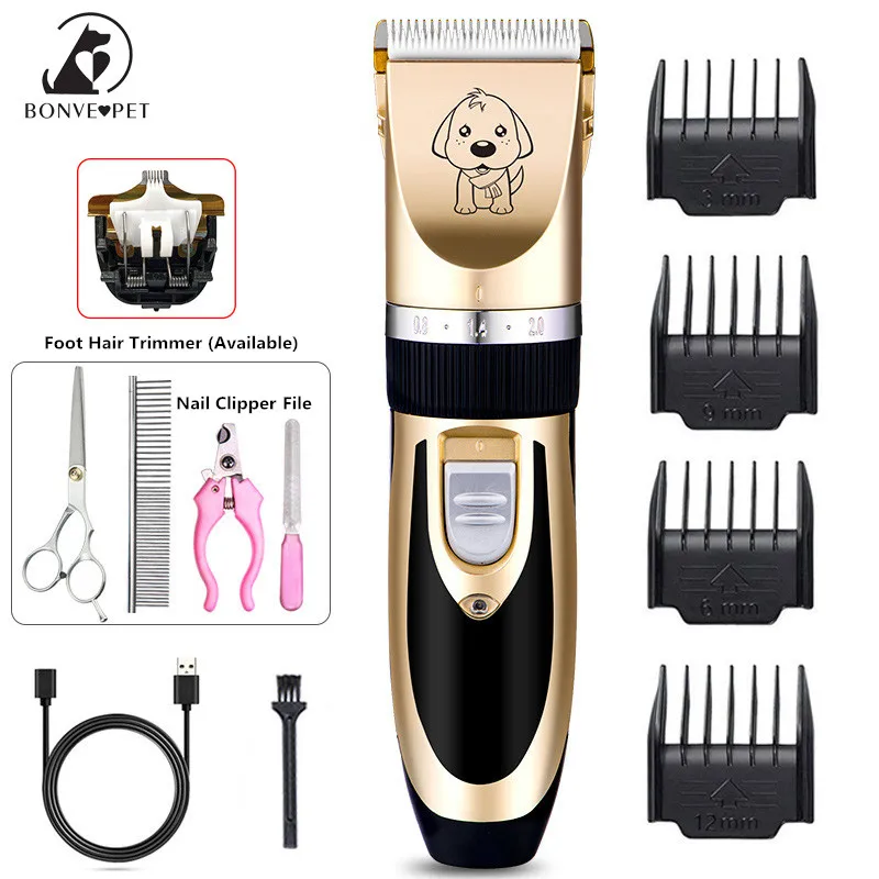 

5 Modes Blade Dog Clipper Rechargeable Pet Grooming and Care Dogs Hair Cutting Machine Professional Dog Foot Hair Trimmer