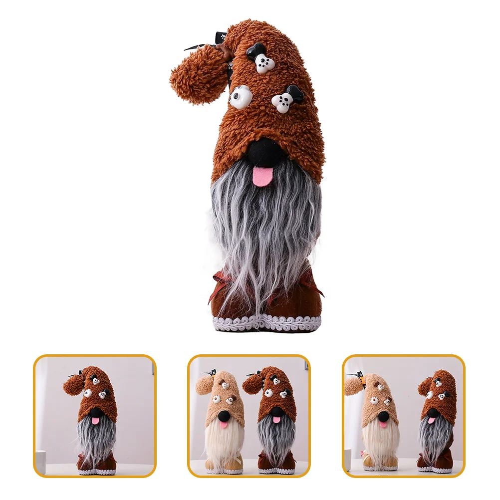 

Gnome Plush Gnomes Figurine Ornament Elf Swedish Tomte Puppy Dwarf Cute Stuffed Scandinaviandesktop Farmhousetoy Tray Tiered