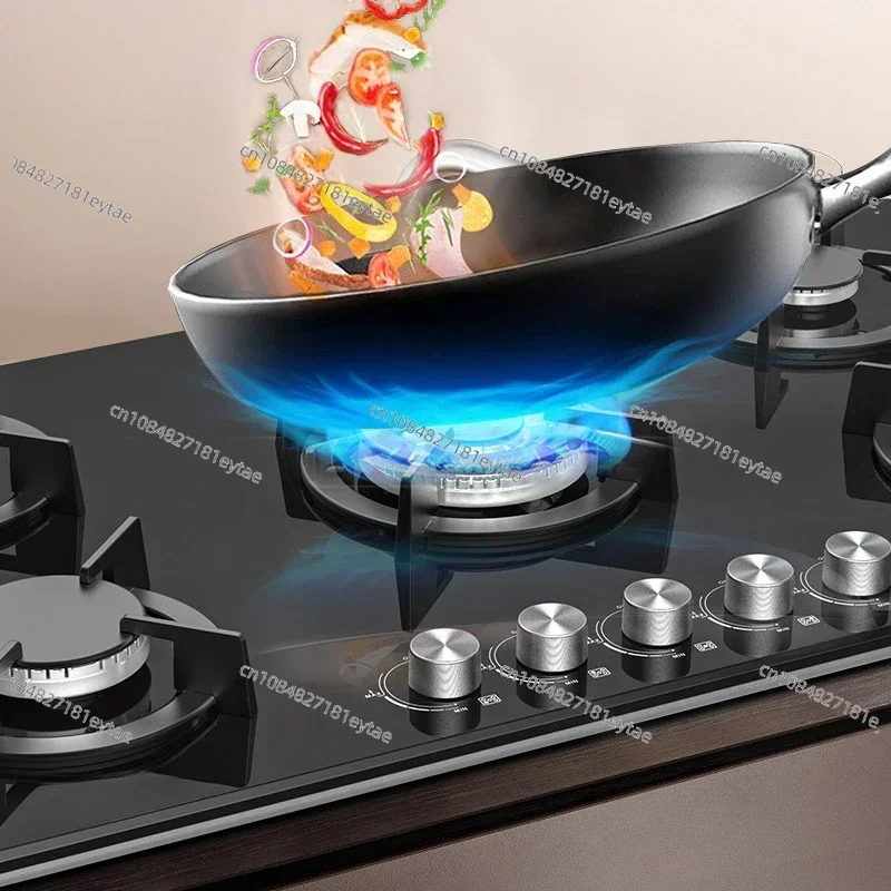 Hyun Fire плита на сжиженном газе пять печей пожарная бытовая газовая встроенная