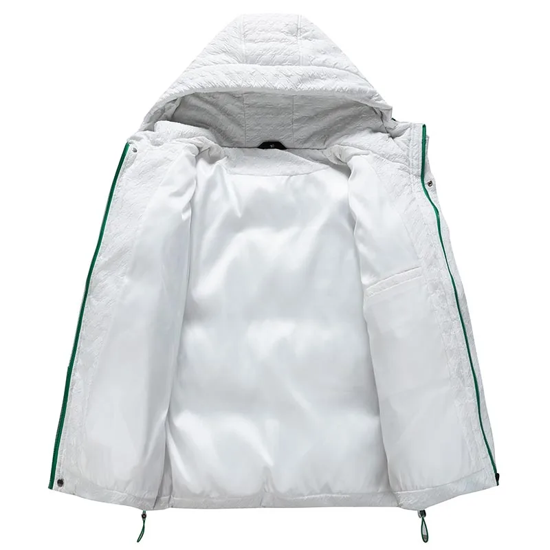 2022 Hooded Winter Jacket Parkas Men Casual Warm Solid Parka Coat Mens Fashion Outwear Streetwear Winter Couple Hooded Coat Man