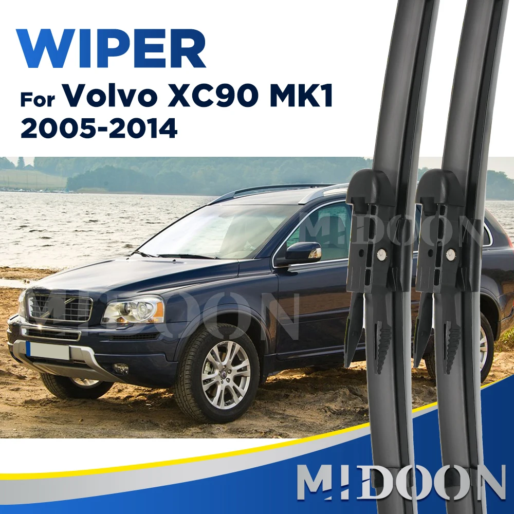 

Щетки стеклоочистителя MIDOON LHD RHD для Volvo XC90 MK1 2005-2014, лобовое стекло, переднее стекло, 24 дюйма + 22 дюйма