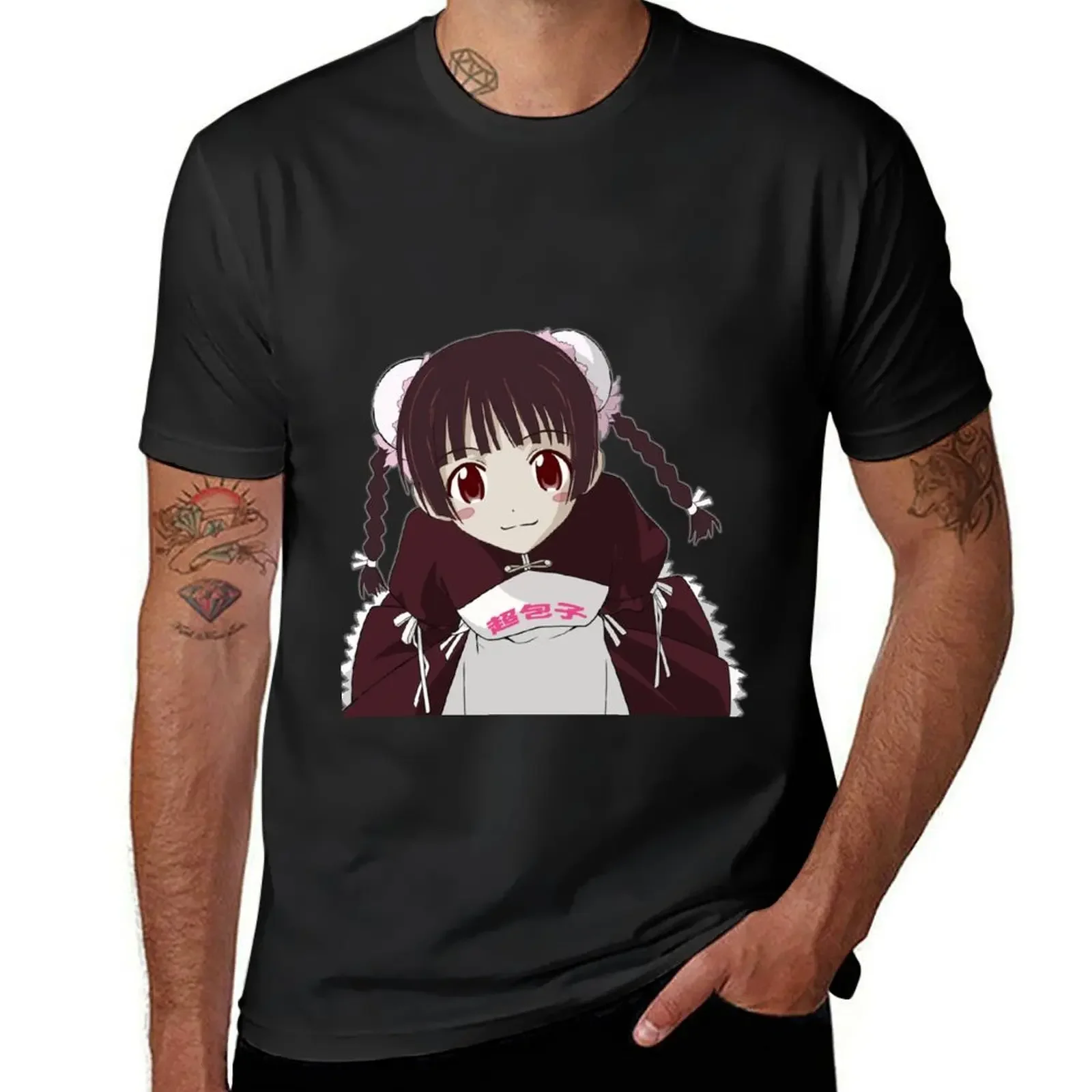 Футболка Negima Chao Lingshen персонализированные рубашки с прикреплением новое издание