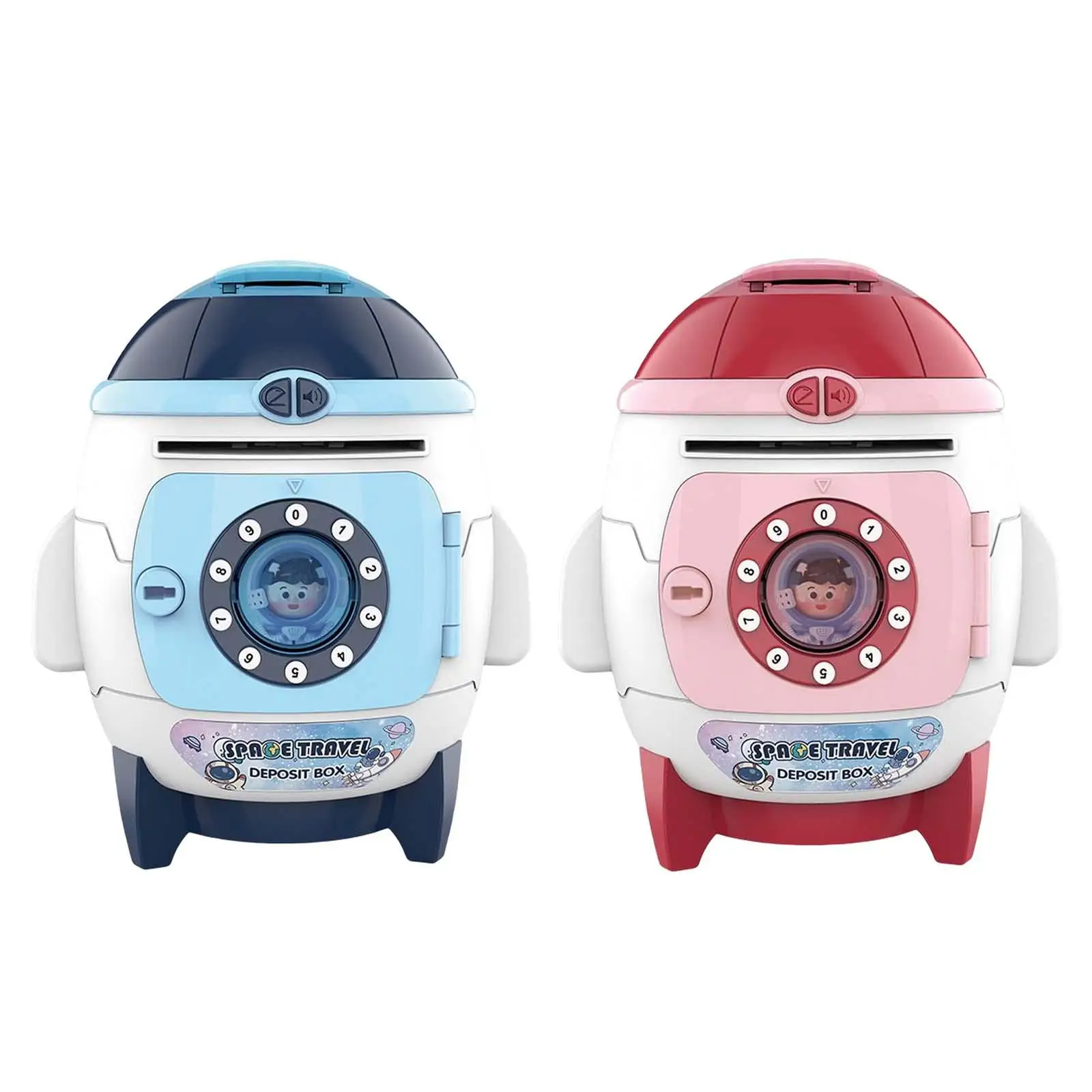

Kids Piggy Bank Cartoon Rocket Savings money Bank for Cafe Xmas New Year Gift
