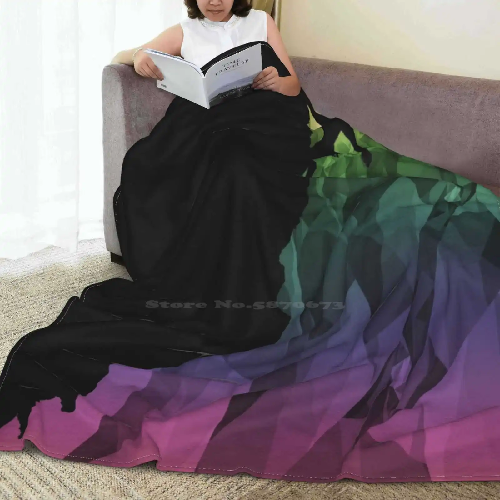 Альпинизм Радуга Мягкий теплый телефон тонкое одеяло Mindgoop J M Tellam Jane Радужный