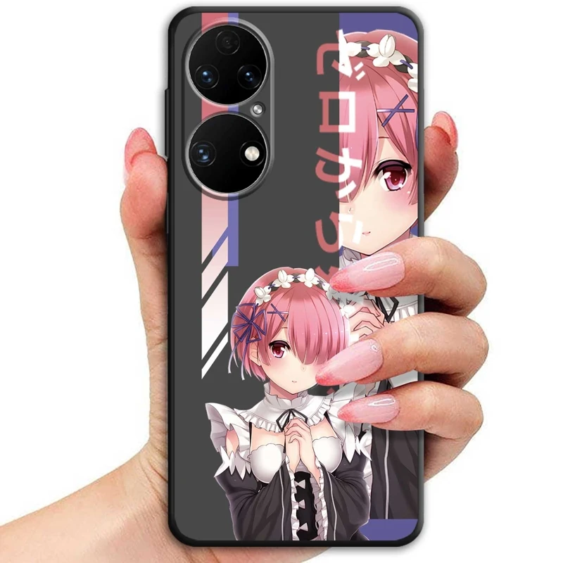 

Zero Two Darling In The FranXX Anime Funda Case For Huawei Y9 2019 8i Nova 9 SE P30 Lite P40 P Smart z P20 Y7 Y90 P10 P30lite