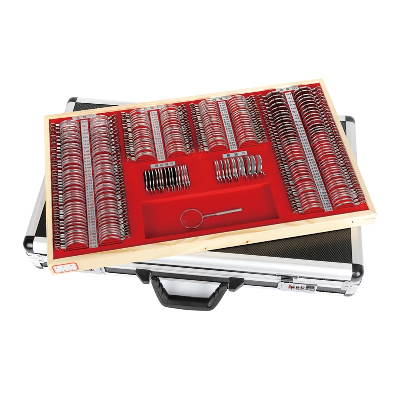 

Professional Optometry Equipment Ophthalmic Eyesight Testing Box Optical Trial Lens Sets