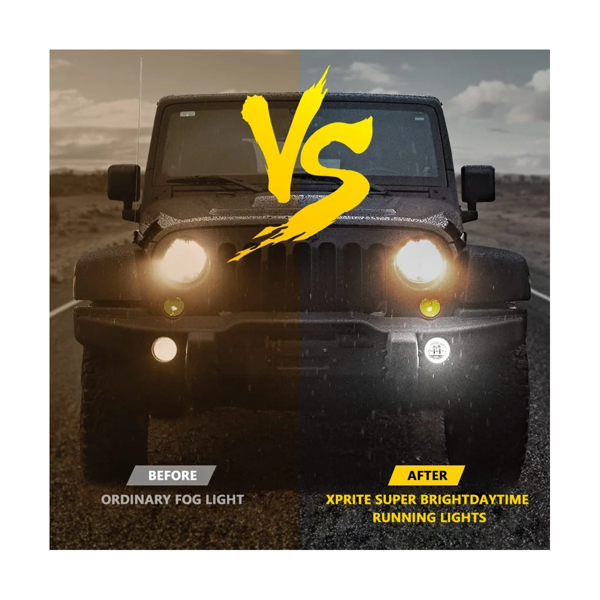 Противотуманный Передний фонарь для внедорожника 4 дюйма 15000LM