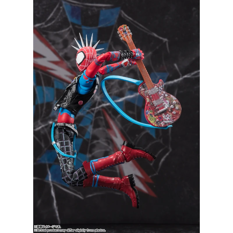 В наличии Bandai S.H. Фигуртс SHF Человек-паук: Across The Spider-Verse Punk Spider аниме экшн-фигурка