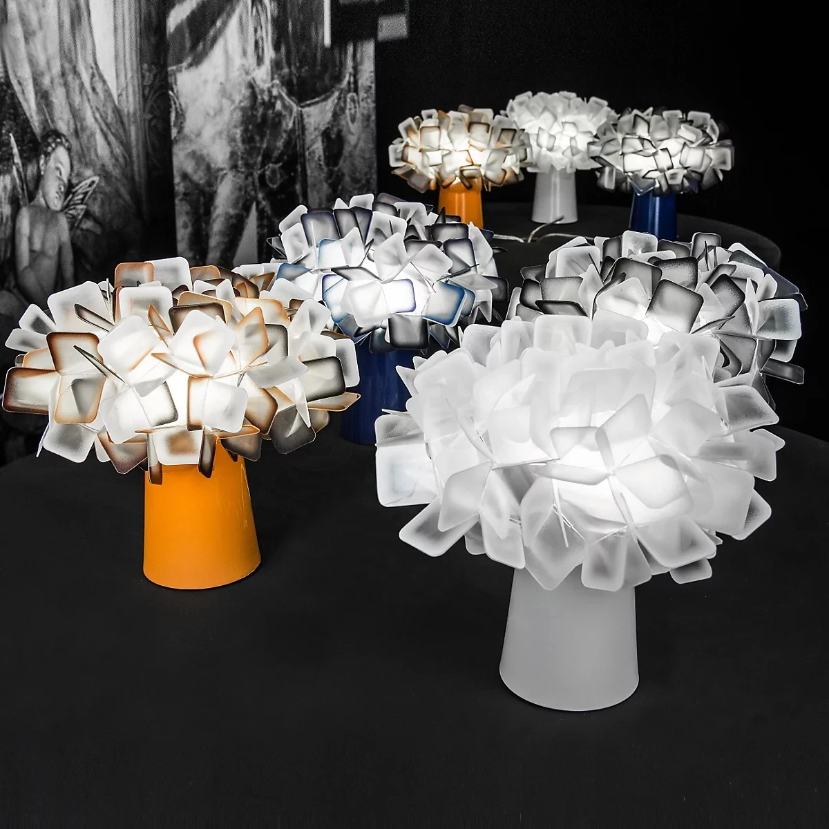 

Led Flower Decorative Lamp Romantic Bedroom Bedside Restaurant Table Lamp Study DiningRoom Nordic Creative Rechargeable lighting
