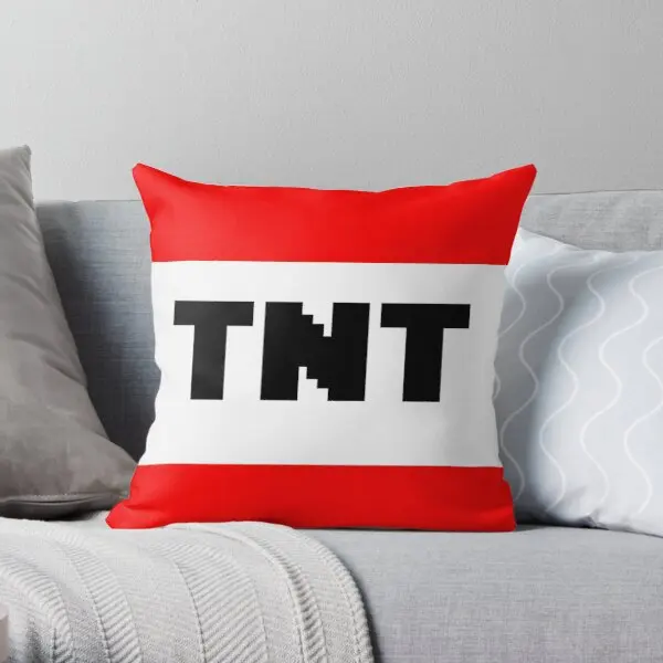 

Tnt Printing Throw Pillow Cover Cushion Soft Throw Square Case Car Decorative Sofa Fashion Decor Comfort Pillows not include