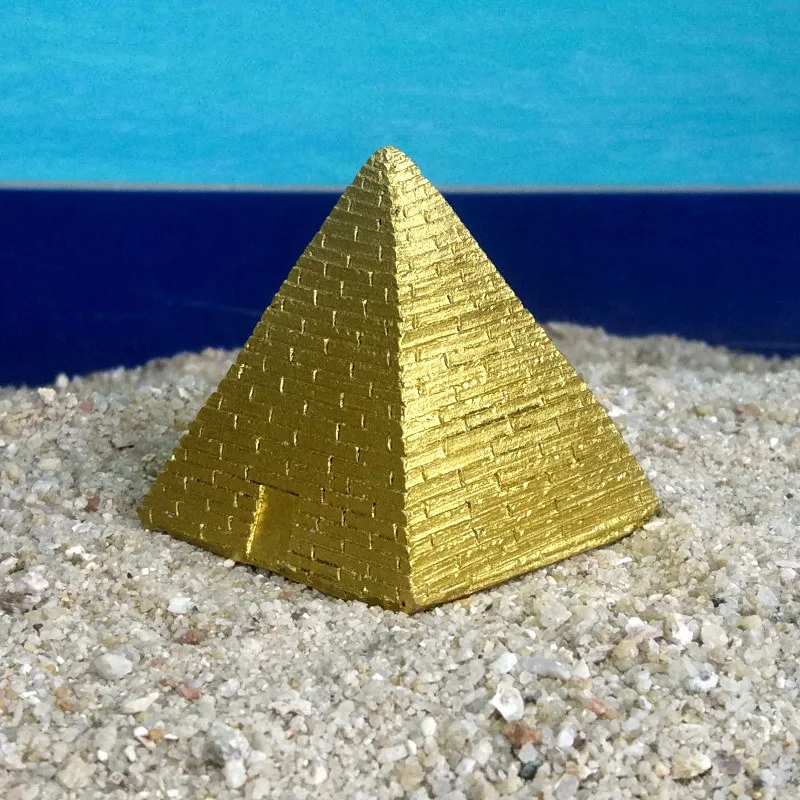 Egypt Pyramid Miniature Figurines Decorative Small Ornaments Resin Crafts Home Mini Decoration |