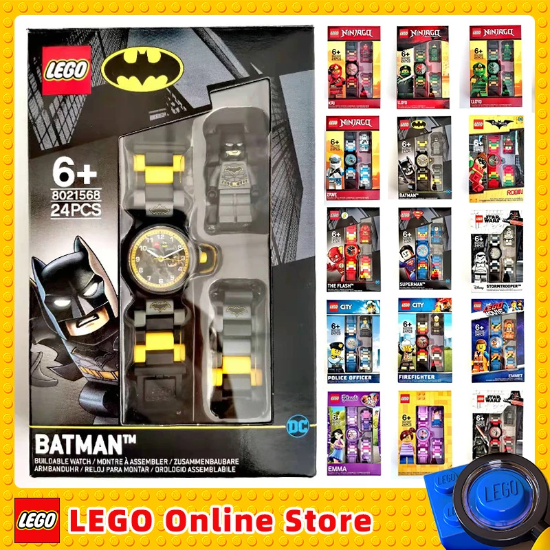 

LEGO Children's Watch Toys Assembled Building Blocks Police Batman Superman Phantom Ninja Kay Lloyd
