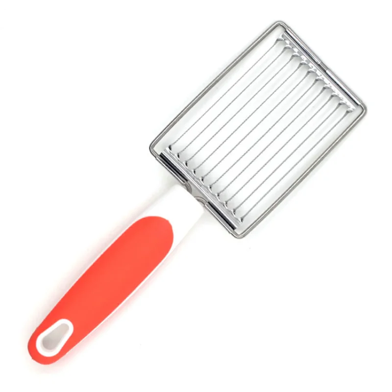 

Luncheon Meat Tomato Slicer Stainless Steel Cheese Boiled Egg Ham Tomato Potatoes Serrated Slicing Tool