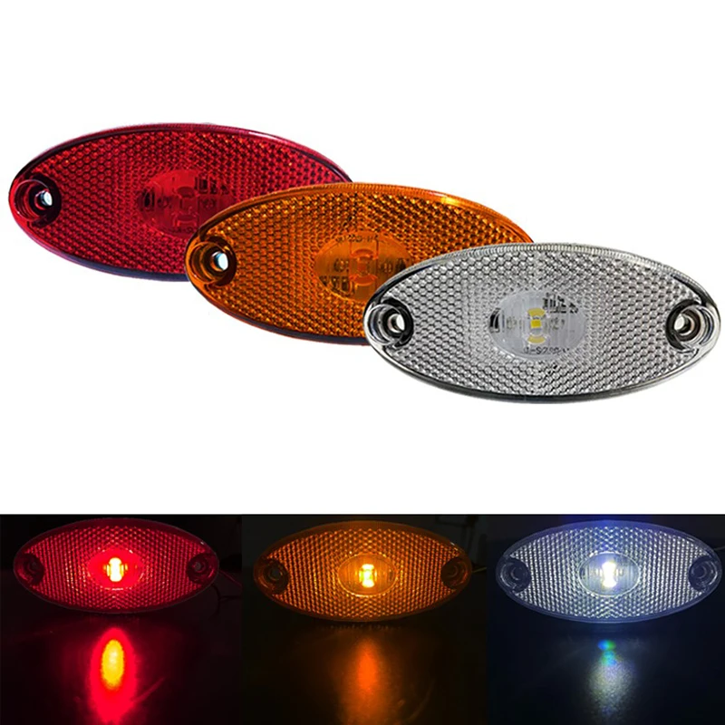 

3LED 12v 24v Led Side Marker Lights for Trailer Trucks Caravan Marker Light