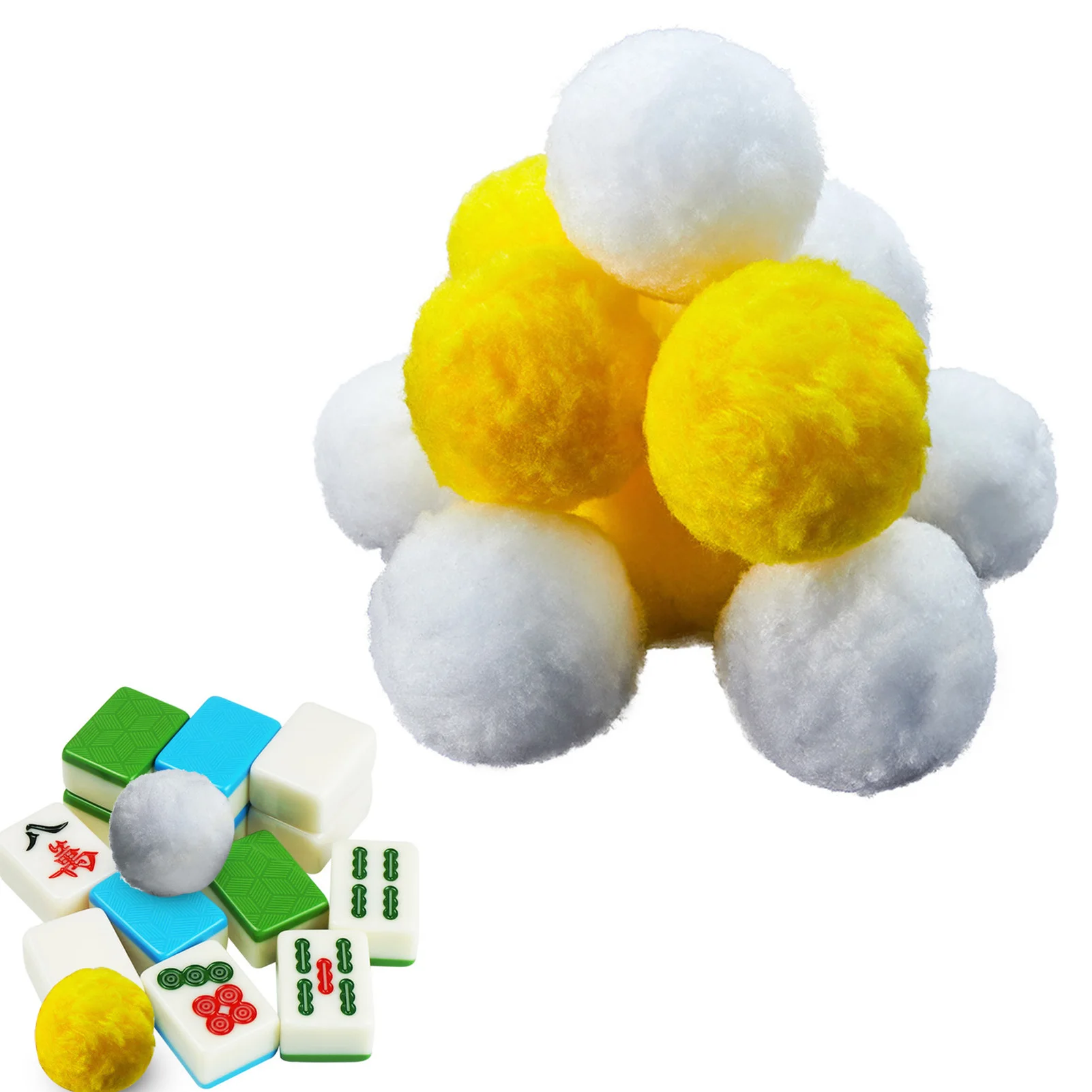 

Chinese Mahjong Table Cleaning Balls Soft Dirt Catcher Ball For Mahjong Games Card Mahjong Machine Dust Removal Cleaner Balls