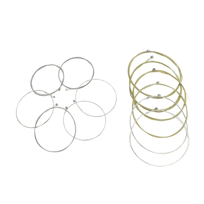 

IRIN E101 6Pcs/Pack 0.010-0.046 Inch Steel Electric Guitar Strings & 6X IRIN A101 Steel Core Acoustic Guitar Strings 0.012-0.053