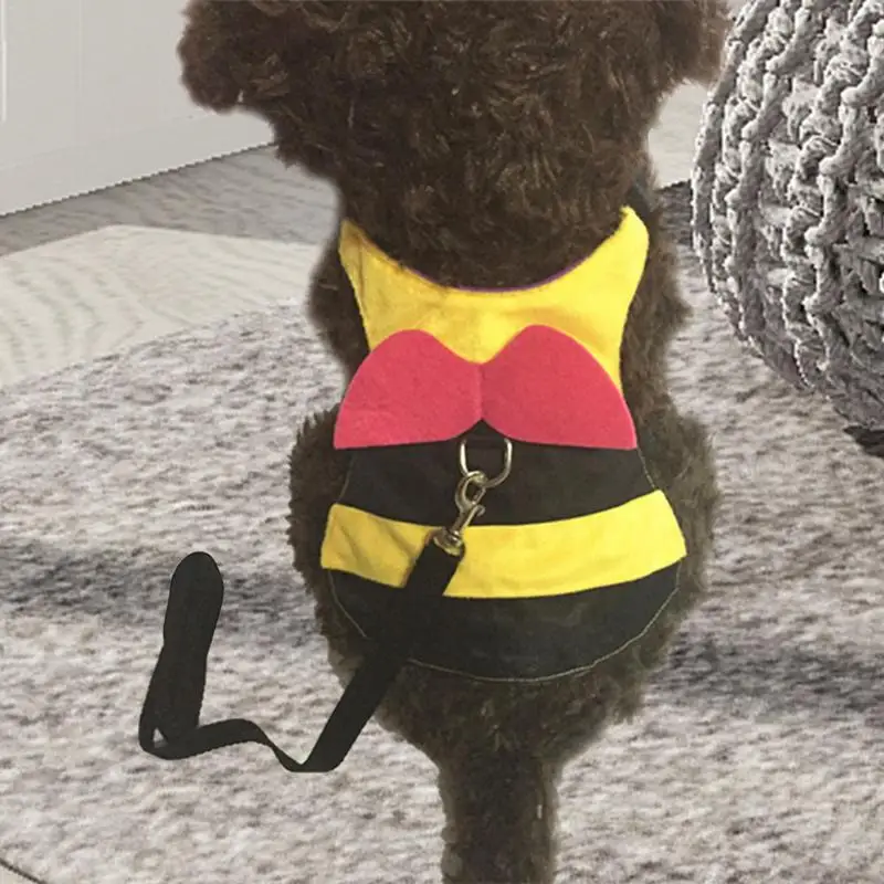 

Small Animal Harness Leash Set Adjustable Soft Harness With Elastic Leash For Rabbits Chinchillas Hamsters Cats Pet Vest Clothes