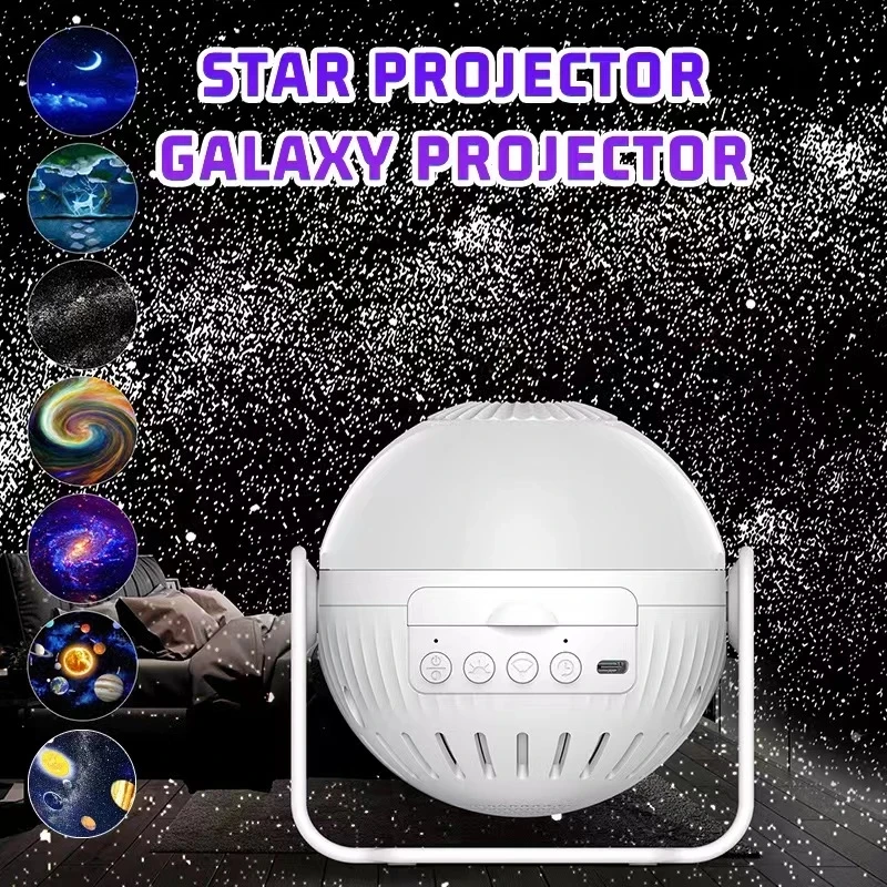 

7 in 1 LED Star Galaxy Projector Starry Sky Night Light Planetarium Projector Lamp For Kids Gift Bedroom Room Decor Nightlights