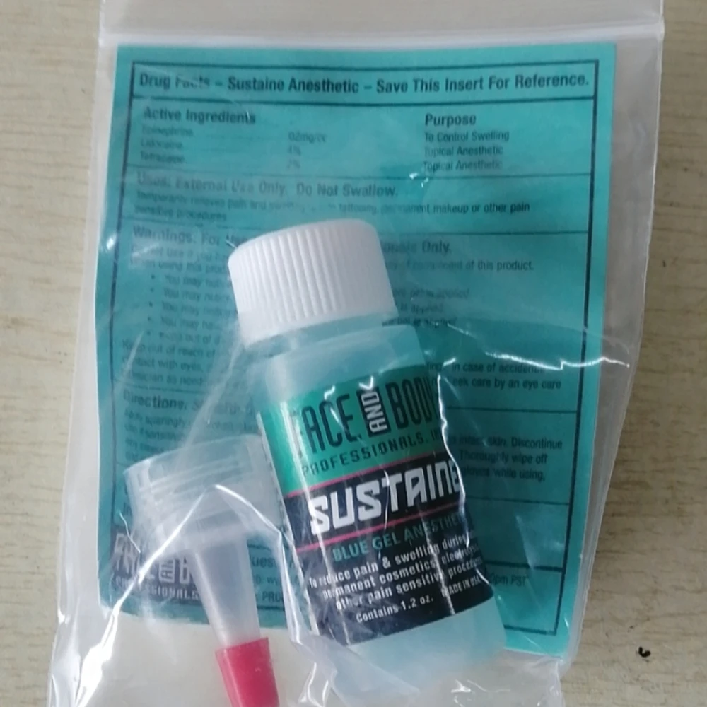 

Новый Перманентный макияж для лица и тела Профессиональный голубой гель тату для бровей губ устойчивый гель для ухода