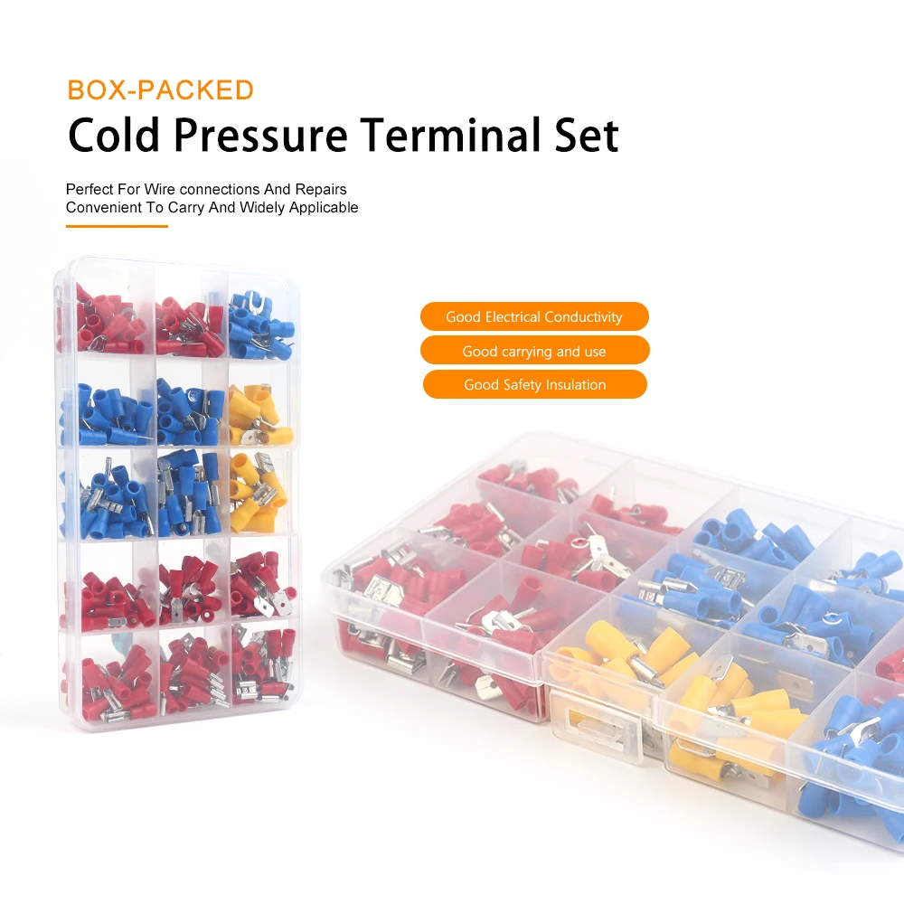 280 шт. клеммы для холодного обжима в штучной упаковке клеммная колодка с