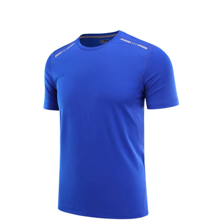 

Pure cotton sports short sleeve round neck advertising custom logo cultural shirt sportswear T-shirt printing CHE319