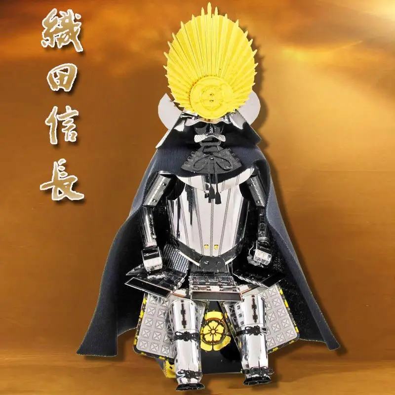 Фото 3d металлическая модель здания Sengoku Daimyo No Yoroi Tokugawa Ieyasu Toyotomi Hideyoshi Oda Nobunaga Sanada Yukimura No Yoroi Toy №4