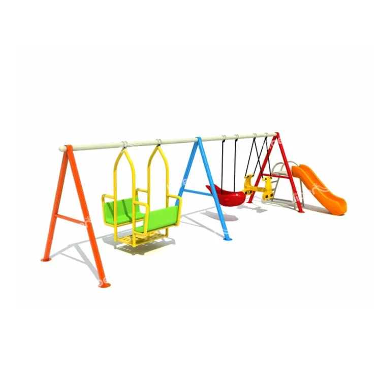 Металлические качели нескольких типов игровая площадка уличная игрушка детские