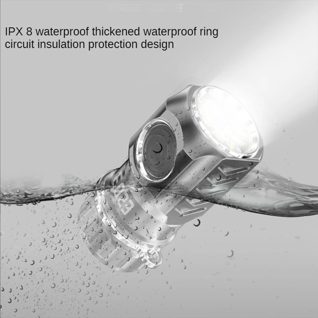 

Flashlight Aluminum Alloy Torch Waterproof Powerful Brightness Dimmable Light Outdoor Hiking Climbing Fishing Black