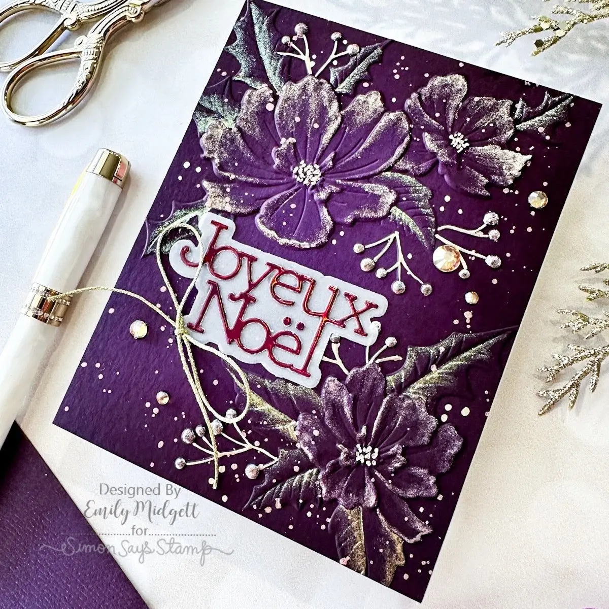 Christmas Joyeux Noel Metal Cutting Frame dies 2024 New Templates DIY Scrapbooking Paper Making Crafts Cuts