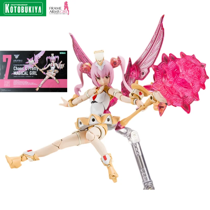 

Оригинальный Kotobukiya Megami Device7 KP429 хаос довольно Волшебная Девушка Мобильный Костюм Девочка Аниме Фигурка сборка модель кукла подарок