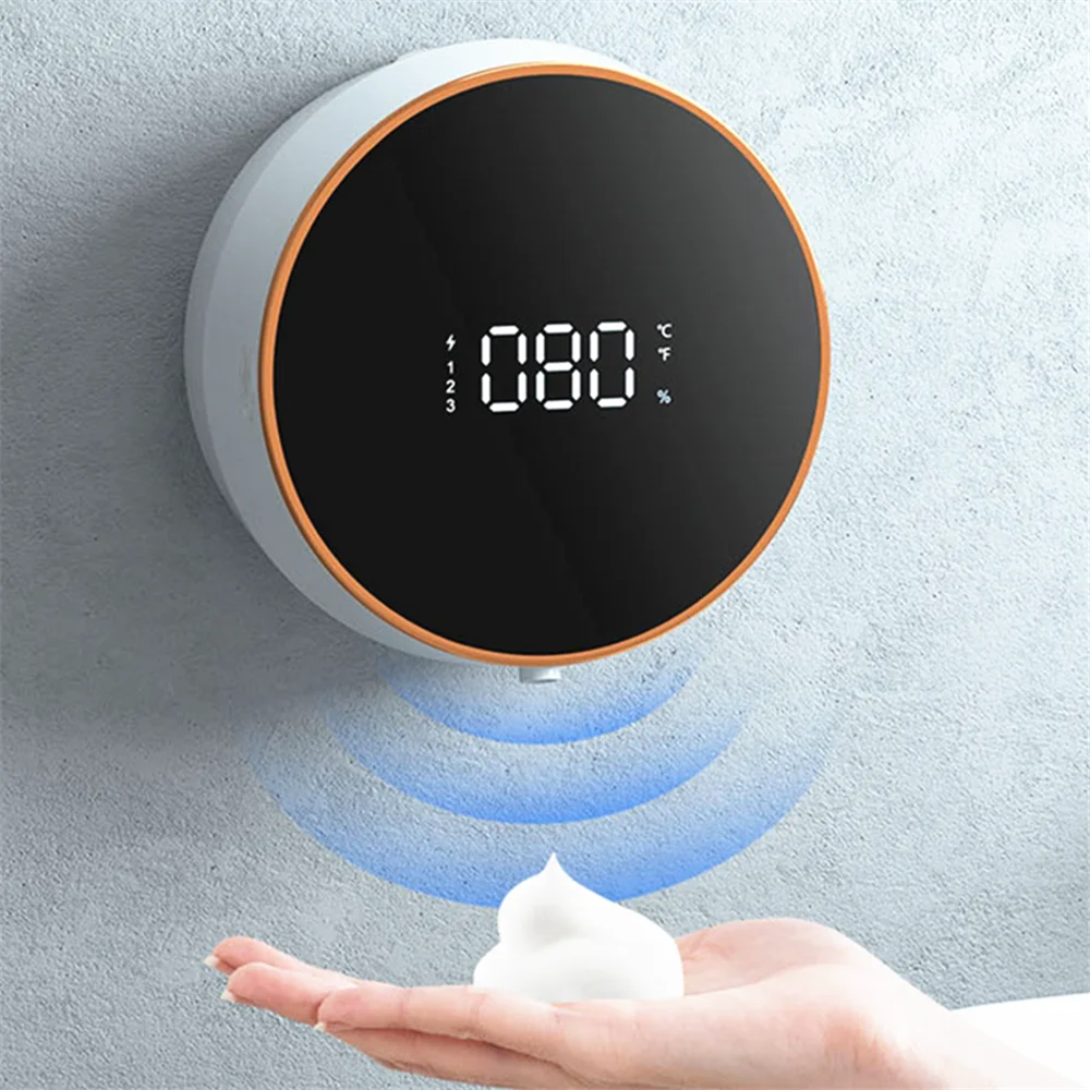 Автоматический диспенсер для мыла с USB зарядкой светодиодный цифровой дисплей