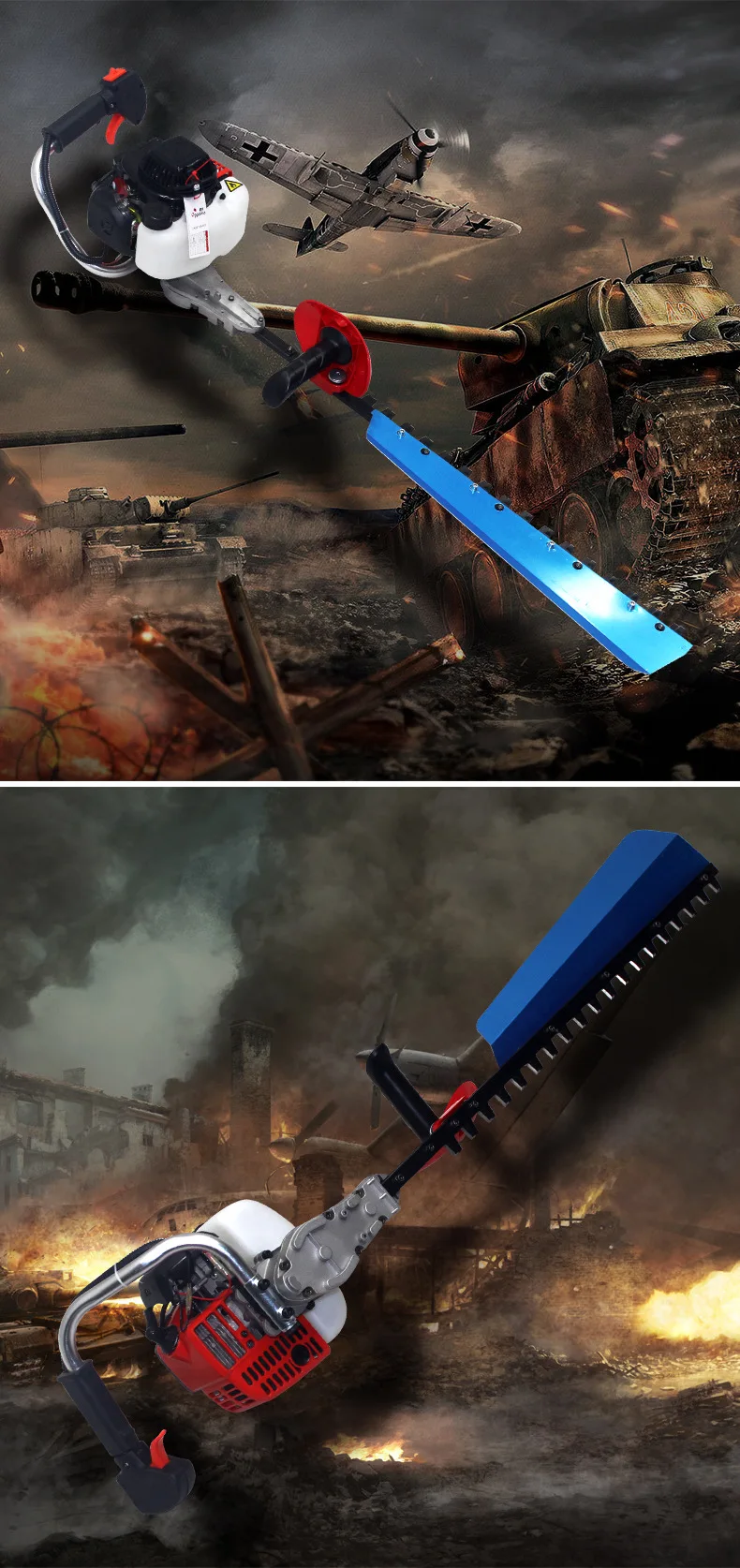 Резак для живой изгороди 34FL садовые ножницы с одним лезвием бензиновая мощность