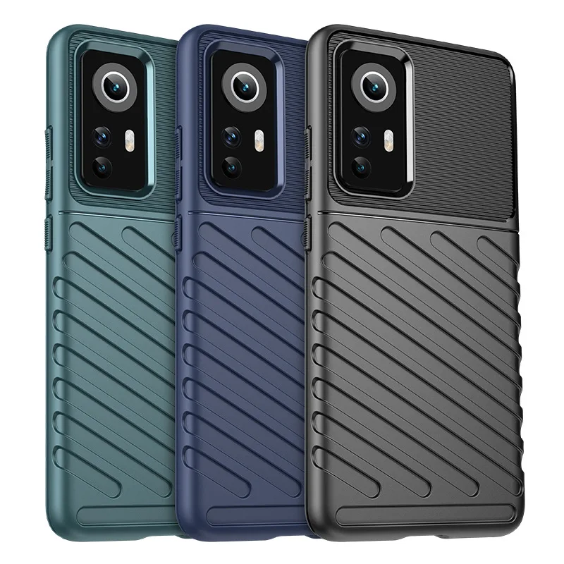 

For Xiaomi 12 Pro Ultra 12X Soft TPU Case Phone Protective Cover for Xiaomi 12Pro 12Ultra Protection Soft Thunder Drop Case
