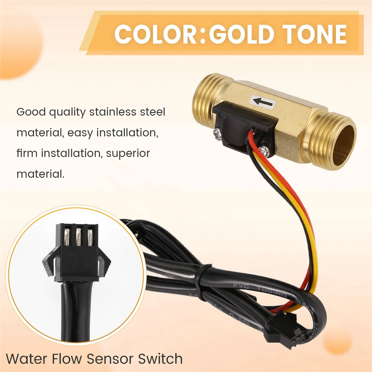 1/2PT датчик расхода воды переключатель управления расходомер 1 5-30 л/мин