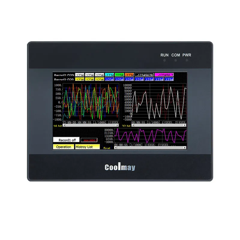 Фото Coolmay 4,3/7 дюйма серии EX3S HMI PLC «все в одном» HMI Сенсорный экран с цифровым контроллером ПЛК температуры Поддержка бесплатной софткой №5