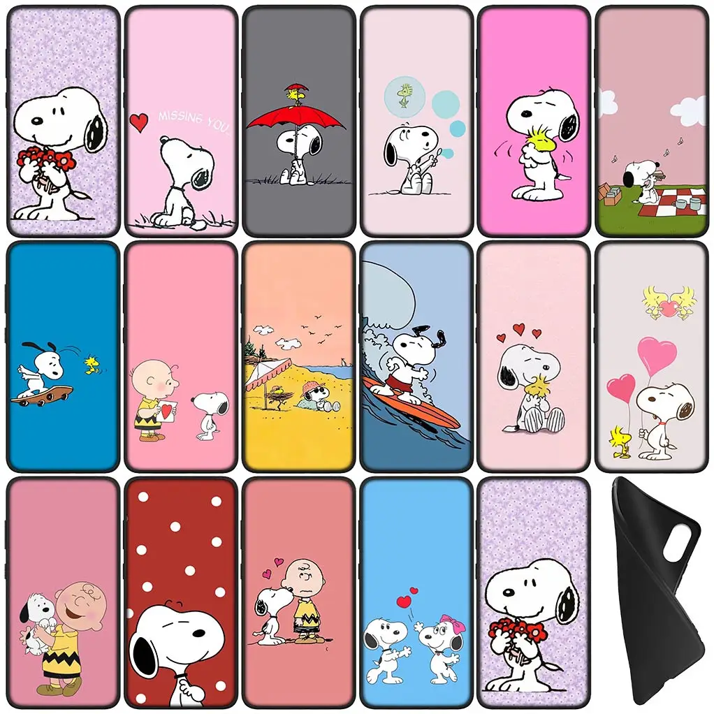 Чехол для телефона S-Snoopys Anime Dog Samsung Galaxy A06 A16 A13 A71 A21S A22 A73 A42 A11 A02 A70 A72 A03s Мягкий чехол