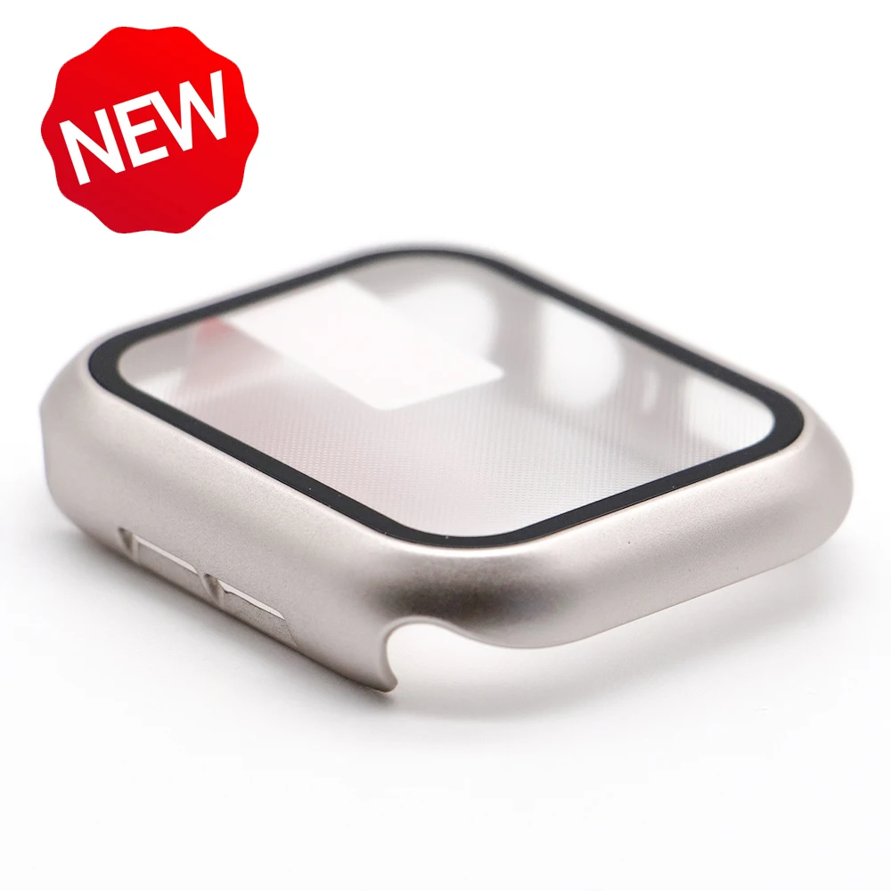 Glass+cover For Apple Watch case 44mm 40mm iWatch 42mm 38mm Screen Protector+bumper Accessories for applewatch series 5 4 3 SE 6