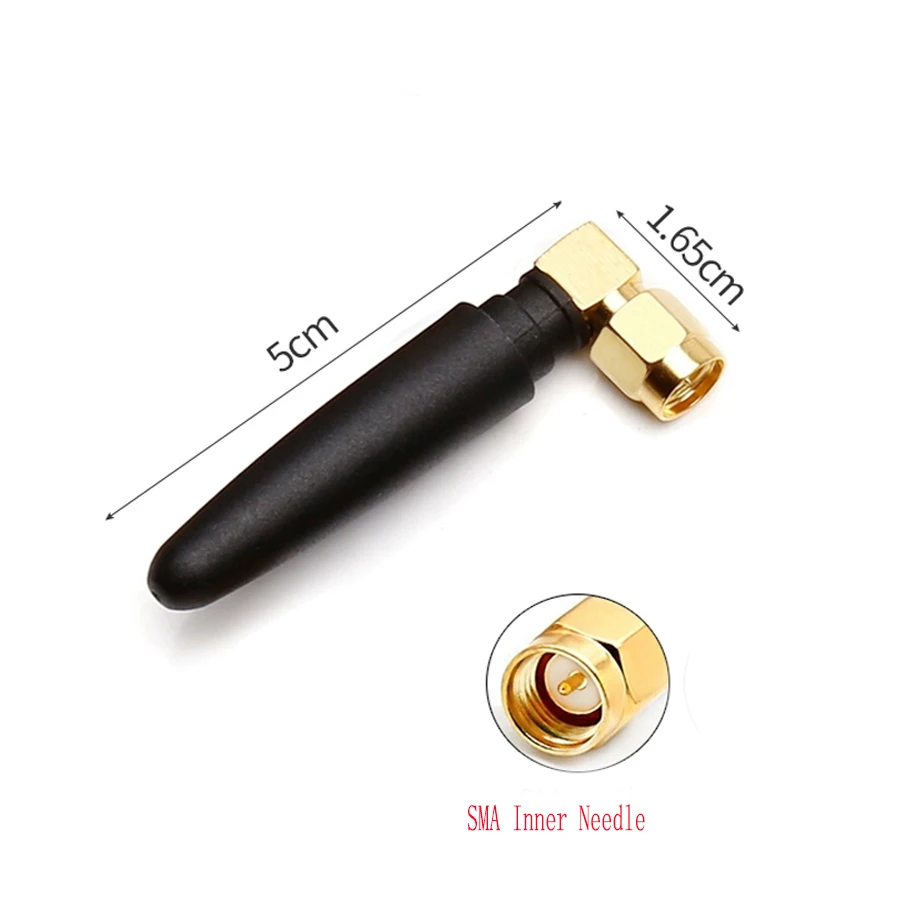 

10 шт./лот 2,4G/433 МГц клей-карандаш антенный разъем для GPRS/GSM/WIFI 5 см 2DBI SMA локоть