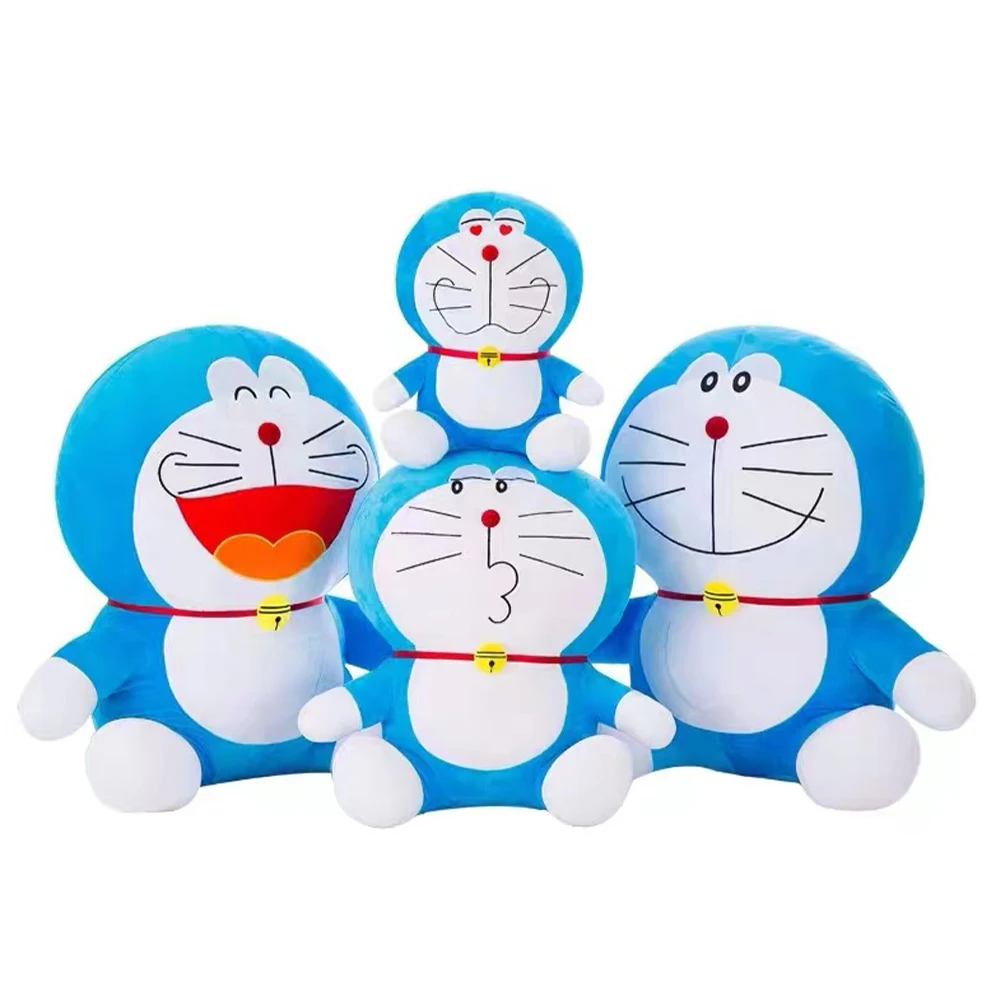 

20-65CM Doraemon Plush Cartoon Toys Kawaii Fluffy Stuffed Animal Plush Peluches Juguetes Soft Toy Pillow Grandes Baby Child&girl