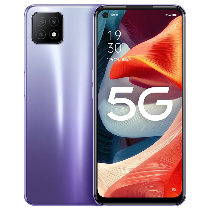 Original OPPO A53 5G Smartphone Android 6.5 inch 8GB RAM 128GB ROM Octa Core 4040mAh Mobile phones Google play Cell phone