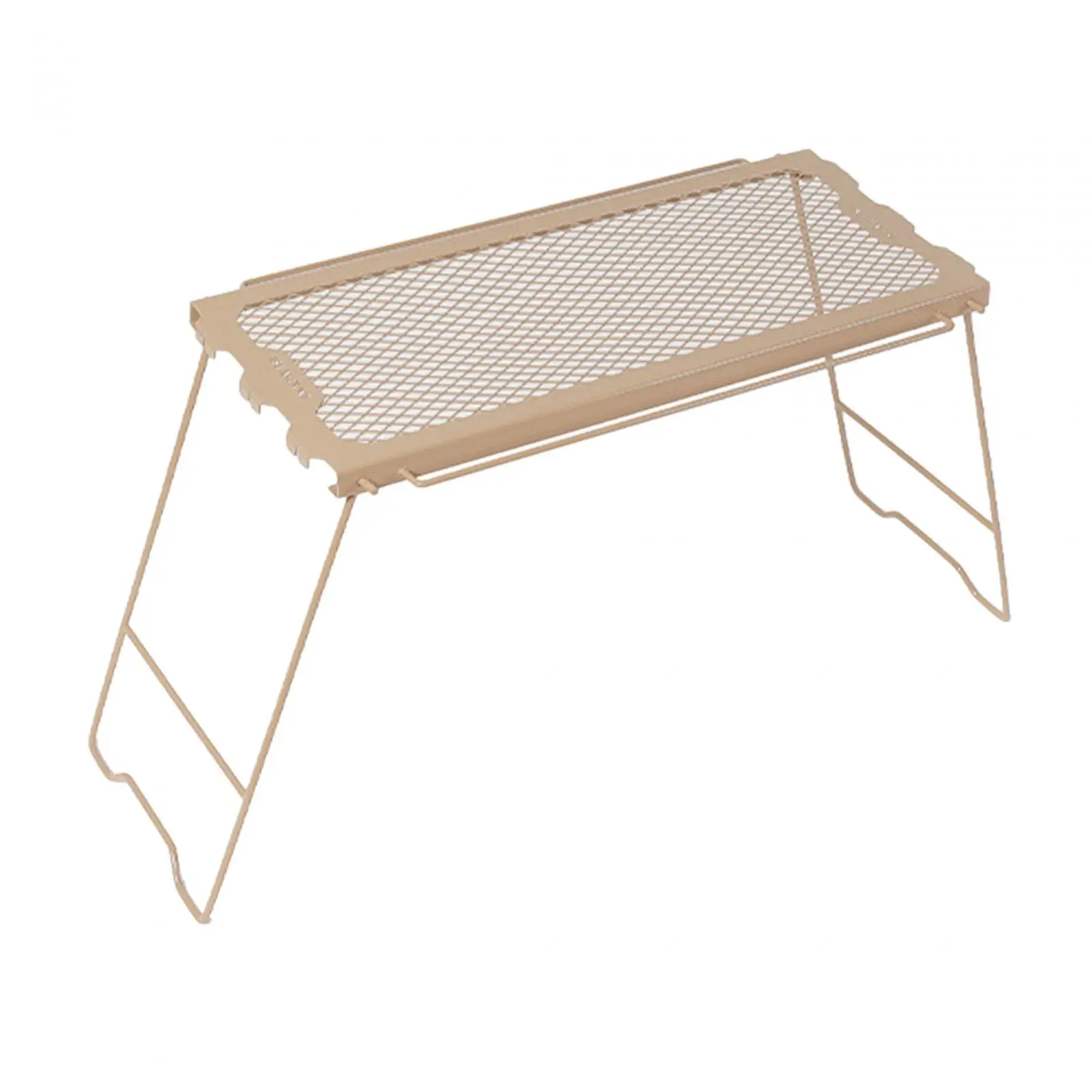 Складной стол для кемпинга кухонный с решеткой складной Костер-гриль маленький