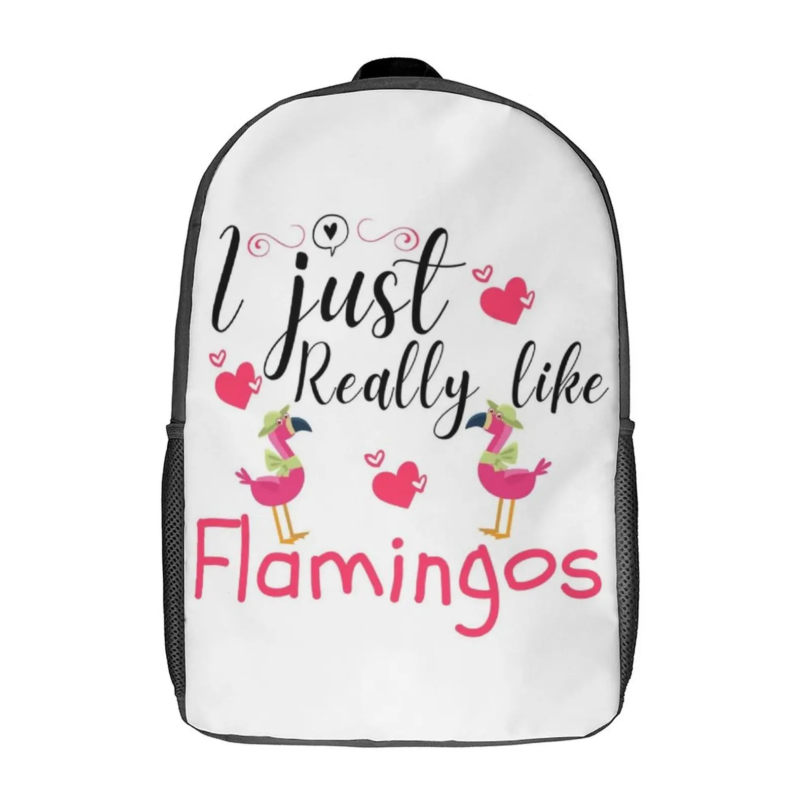 

Женский рюкзак с принтом фламинго, в стиле ретро