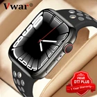 Vwar DT7 Plus Pro NFC смарт-часы 45 мм серия 7 Bluetooth Вызов Беспроводная зарядка водонепроницаемый спортивный GPS трекер iwo умные часы