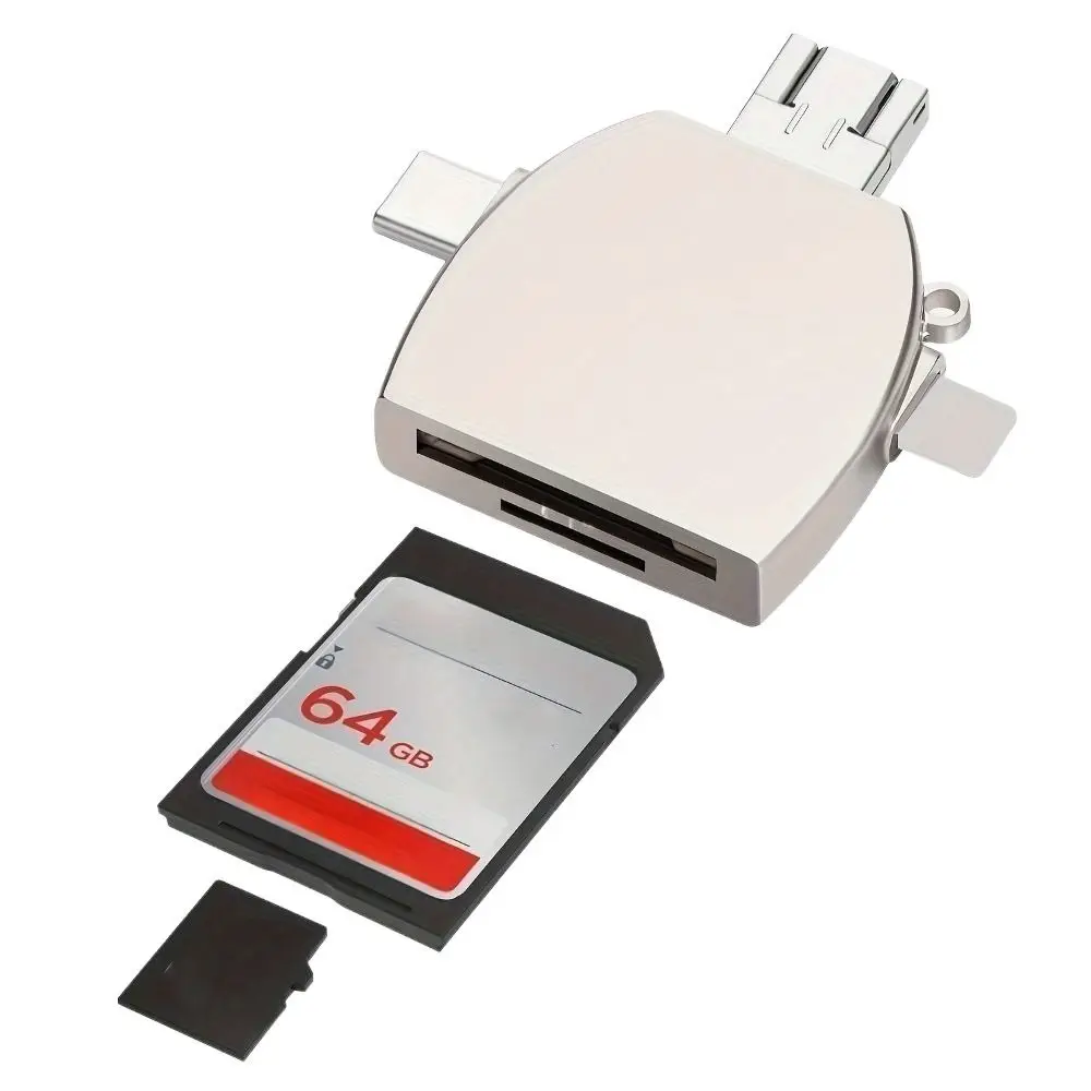 USB многофункциональный 5 в 1 кардридер Type C IOS OTG конвертер Многофункциональный