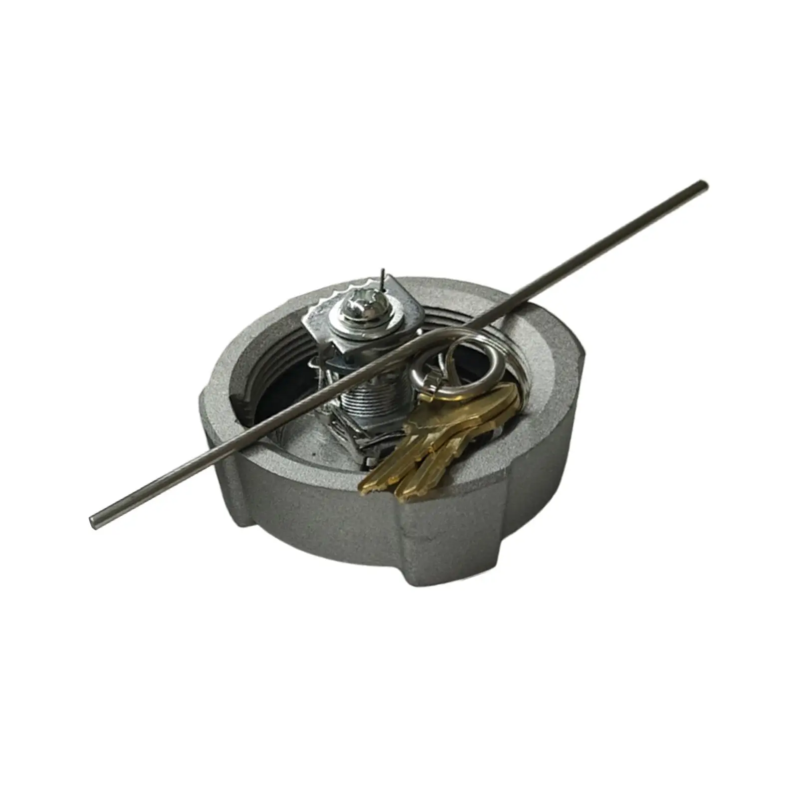 2-1/4&quot Locking Fuel Cap Metal Tank Cover Practical Replace Fta-c02 Fta-n-04 for Reefer International Semi Truck