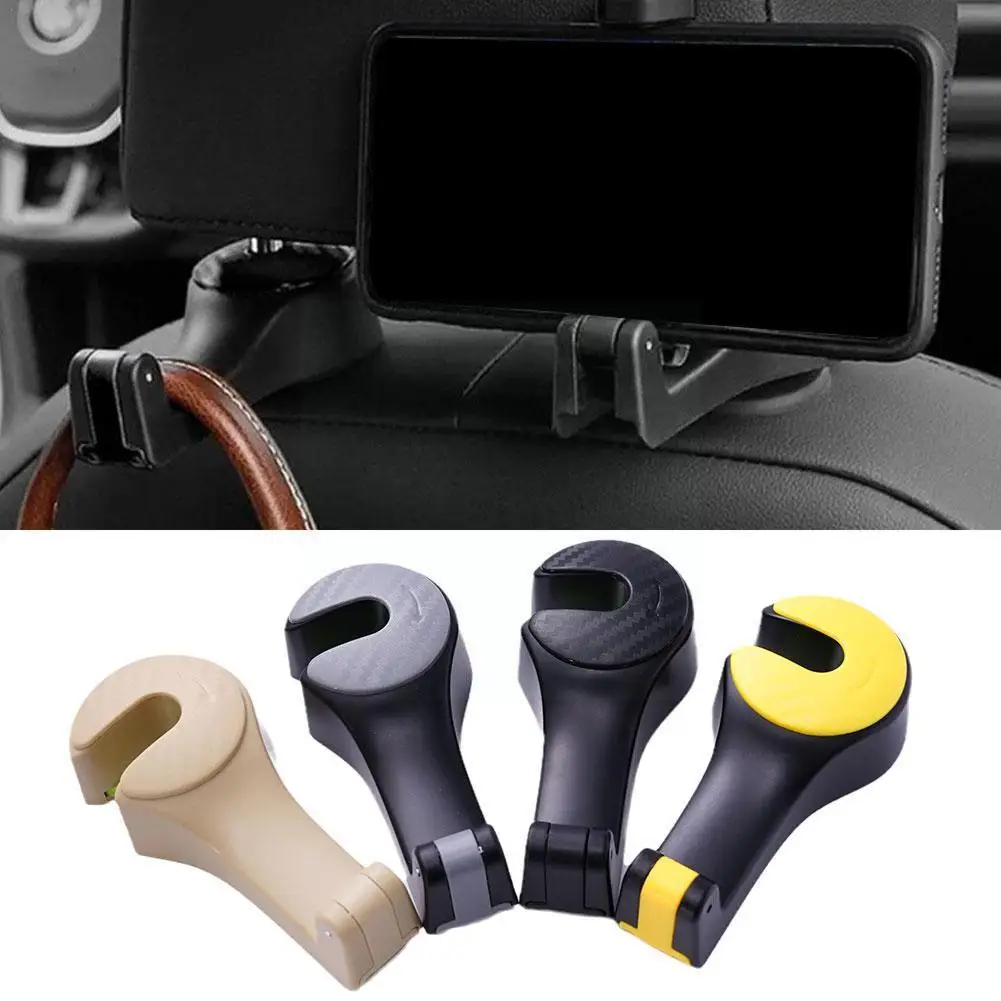 

1 шт., автомобильный держатель для телефона, с 2 крючками