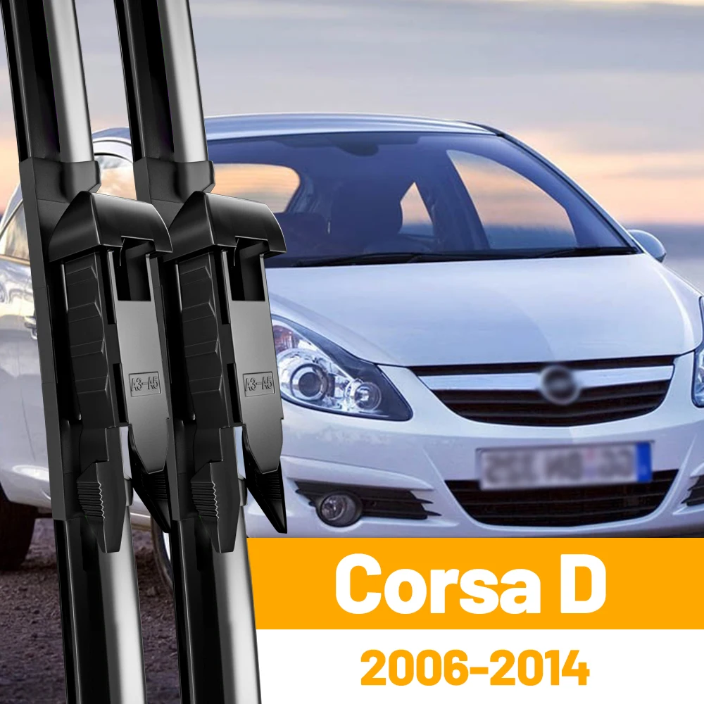 

Для Opel Corsa D передние щетки стеклоочистителя 2006-2014 2007 2008 2009 2010 2011 2012 ветровое стекло аксессуары 26 "+ 16"