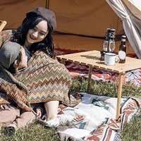 durable outdoor blanket multifunctional reusable boho style tent beach mat picnic blanket picnic mat